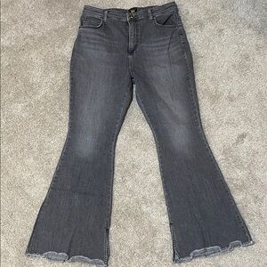 Lee Women's Dark Gray Flare Jeans